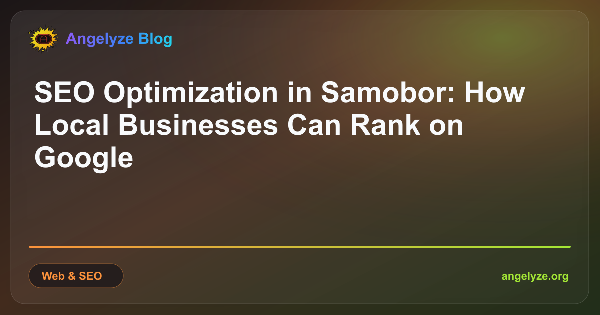 Modern workspace in Samobor displaying high-performance SEO charts, digital marketing analytics, and clean UI design elements on screen.
