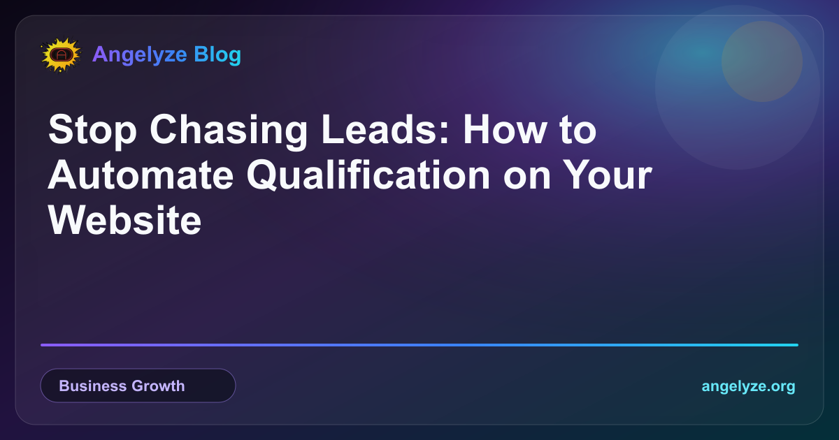 Professional business owner reviewing automated leads on a tablet screen.