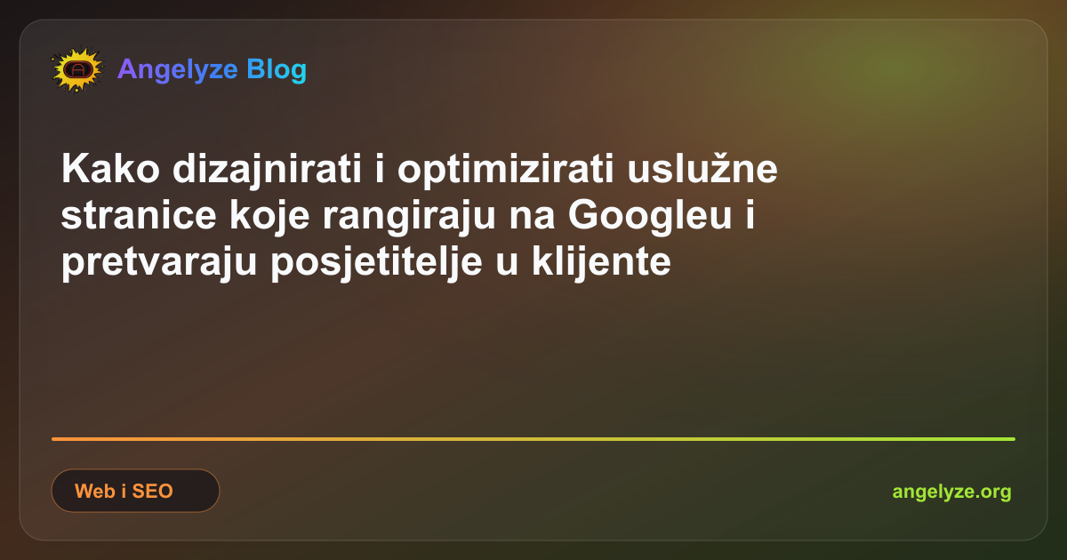 Profesionalno dizajnirana web stranica s elementima SEO optimizacije i pozivima na akciju na zaslonu laptopa