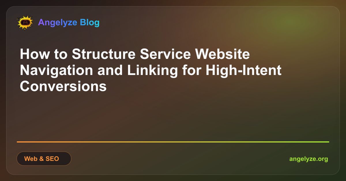 Abstract representation of interconnected nodes representing website architecture and navigation paths leading to a conversion funnel.