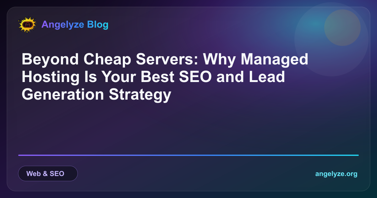 A sleek, high-performance web server visualization illustrating fast digital infrastructure and optimized B2B lead retention.