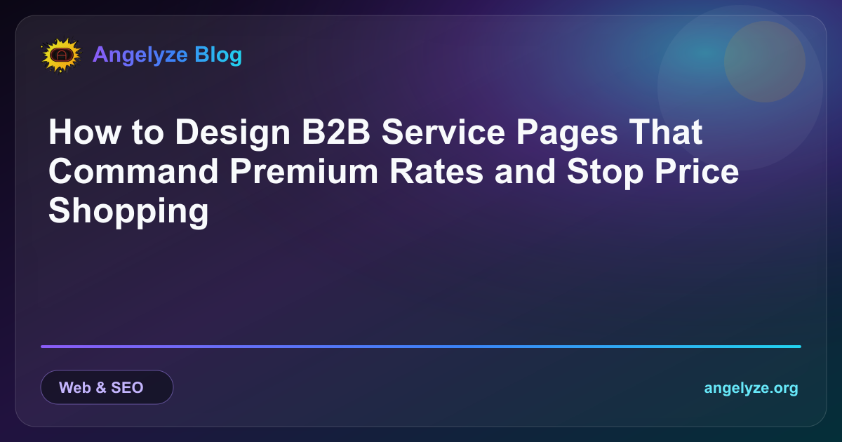 Strategic high-converting B2B service page wireframe design displaying premium typography and clear conversion funnels