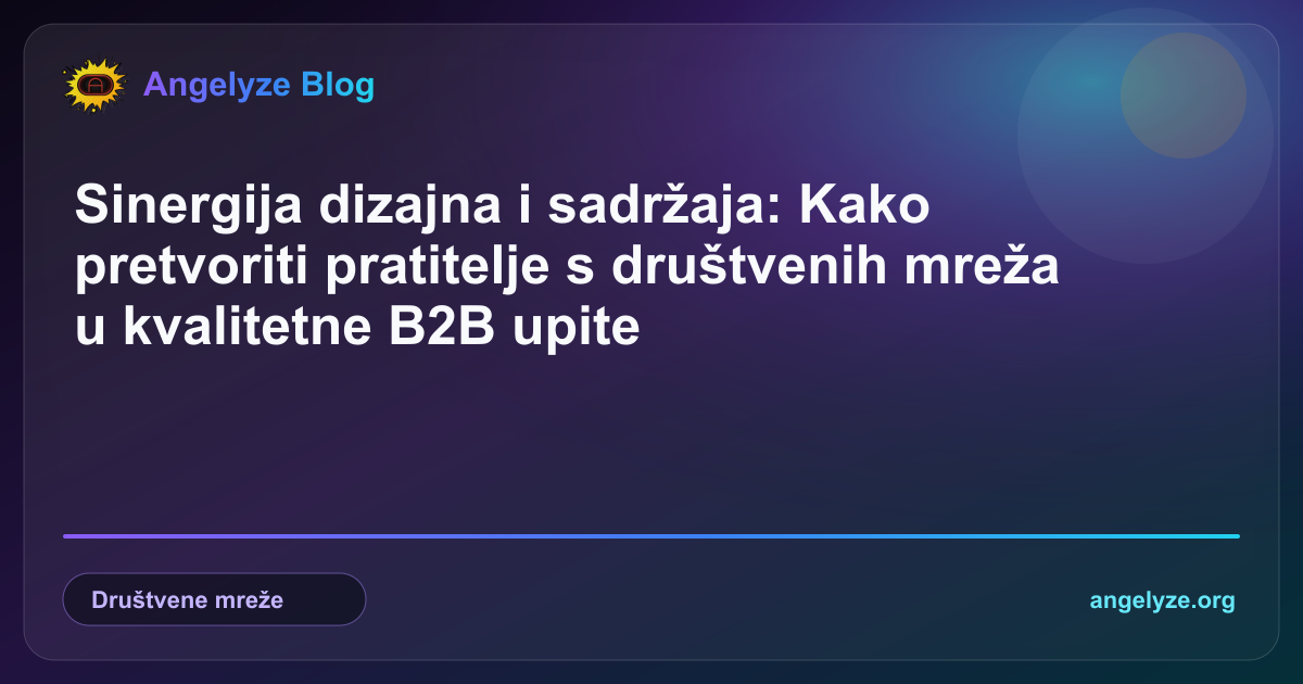UI/UX dizajn prilagođene landing stranice koja povezuje društvene mreže i poslovnu web stranicu