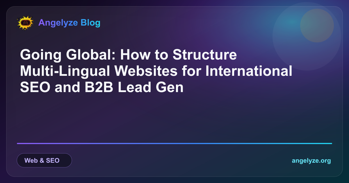 An abstract visualization of a globally connected website interface, showcasing multi-lingual technical SEO nodes and localized UX layout components.