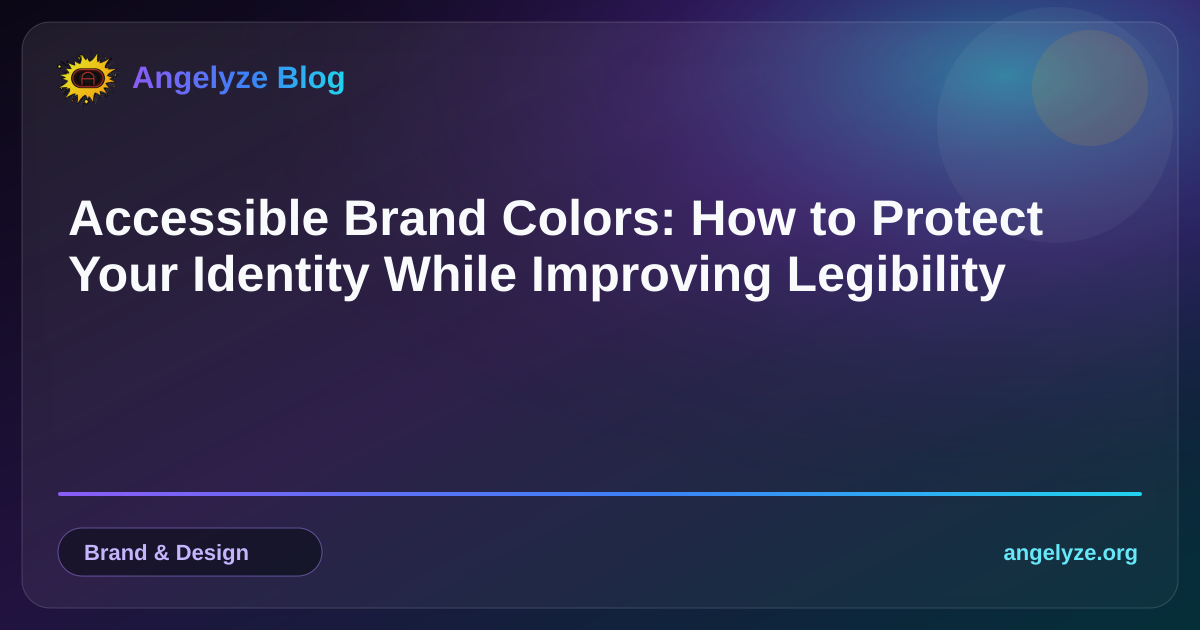 Modern web application interface displaying accessible contrast ratios and design tokens for brand colors.