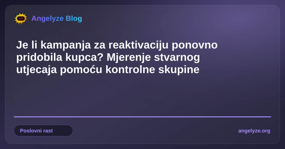 CRM analitika i grafikoni koji prikazuju metrike reaktivacije neaktivnih kupaca