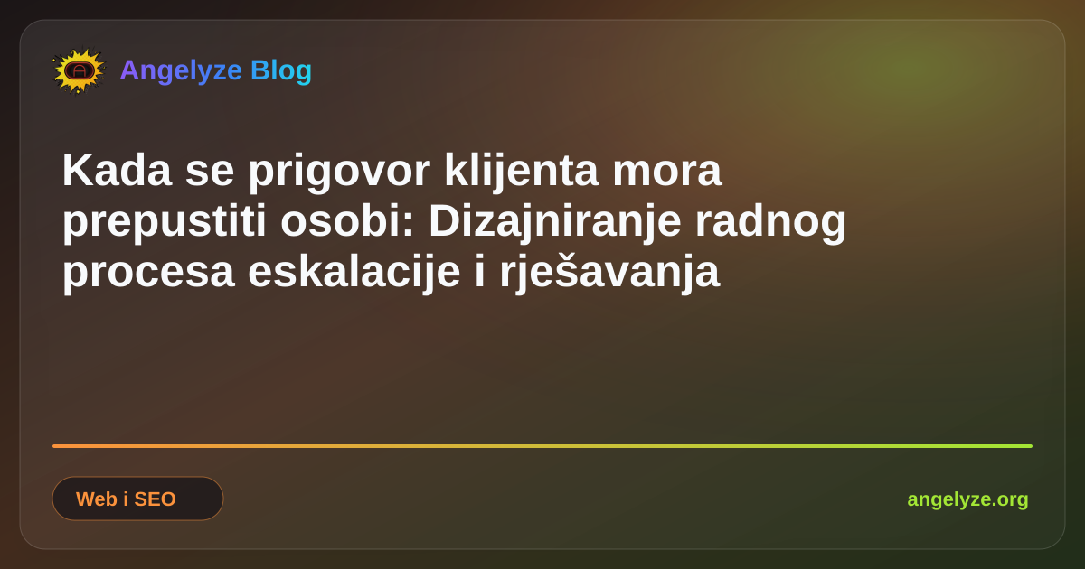 Voditelj poslovanja koji dizajnira radni proces eskalacije i rješavanja prigovora klijenata na digitalnom zaslonu