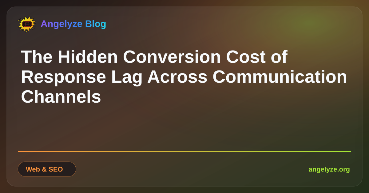 Professional business dashboard analyzing communication channel response times and lead conversion pipelines